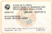 Mold License Greg Gomez